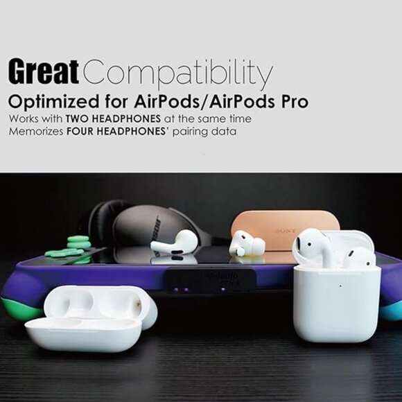 Skull & Co. AudioStick Bluetooth 5.0 Wireless Audio Transmitter *NEW* - Picture 3 of 5